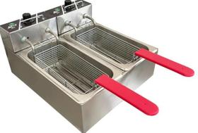 Fritadeira Elétrica 2 Cubas 6 Litros 220v Fritadeira Elétrica 2 Cubas 6 Litros 220v