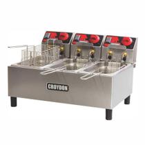 Fritadeira Elétrica 3 Cubas de 3 litros FC3A 220V - Croydon