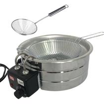 Fritadeira Elétrica 3 Litros Tacho Profissional C/termostato