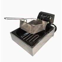 Fritadeira Elétrica 5 Litros Com Cesto Cuba Esmaltada Fryer Max