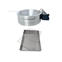 Fritadeira Elétrica 5 Litros Com Escorredor Inox 220V Tacho Fritadeira Elétrica 5 Litros Com Escorredor Inox 220V Tacho