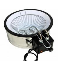 Fritadeira Elétrica 5L Industrial Tacho Redondo Esmaltado Fritadeira Elétrica 5L Industrial Tacho Redondo Esmaltado