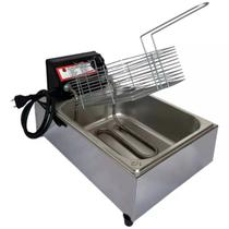Fritadeira Elétrica 5L Termostato Industrial 220V Antichamas Fritadeira Elétrica 5L Termostato Industrial 220V Antichamas