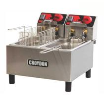 Fritadeira Elétrica 6 Litros 2 Cestos FC2A Croydon Inox 220V