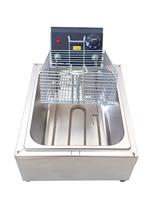 Fritadeira elétrica 6 litros profissional inox Com Tampa - MAGFRYER INOX