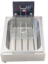 Fritadeira Elétrica a Óleo 5 Litros 1 Cuba Profissional Equipe Inox Fritadeira Elétrica a Óleo 5 Litros 1 Cuba Profissional Equipe Inox