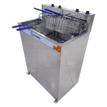 Fritadeira Elétrica Água e Óleo JL Colombo Gabinete Cuba 36 Litros 5kw + 5kw 148204