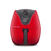 Fritadeira Eletrica Air Fryer 1500w 4L Automatica Sem óleo Grande Vermelha Multilaser 110V