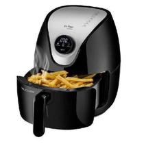 Fritadeira elétrica Air Fryer 4 litros com seletor giratorio, 220V, 1500W, CE169 MULTILASER