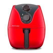 Fritadeira Elétrica Air Fryer 4L 127V 1500W com Grade Multilaser Vermelha - CE083