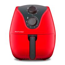 Fritadeira Elétrica Air Fryer 4L 220V 1500W com Grade Multilaser Vermelha - CE084