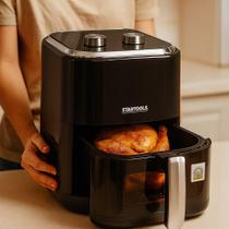 Fritadeira Elétrica Air Fryer 5 Litros, Sem Oléo Preto Startools Refeições Saudaveis Prática 1350W