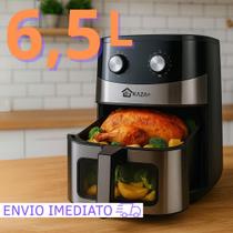 Fritadeira Elétrica Air Fryer 6,5l 1500w Kaza Inox