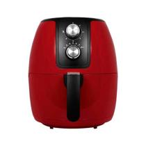 Fritadeira Elétrica Air Fryer Agratto Supremma 3,6L Vermelha 220v 1400W Alimentação Saudável, Crocante e Saborosa
