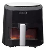 Fritadeira Elétrica Air Fryer Black Decker Modelo Afmdv360 Tamanho Médio 45l Display