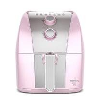 Fritadeira Elétrica Air Fryer Britânia Rosa 5,5 Litros Antiaderente Sem Óleo 1500W BAFE53 127V