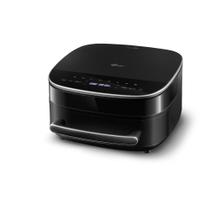 Fritadeira Elétrica Air Fryer Fischer Dual Grill 6L com 9 Receitas Pré-Programadas 2600W Preto 220V