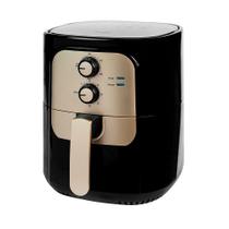 Fritadeira Elétrica Air Fryer Gaabor Vintage sem Óleo 5.5L 127V 1400W Dourado/Preto - AF65M-BK01A-1