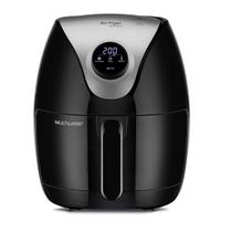 Fritadeira elétrica Air Fryer Gourmet 4 litros, 1500W, 220V, Preta, com Display Digital, CE169 MULTILASER