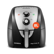 Fritadeira Elétrica Air Fryer Mondial AFN-80-BI Mega Family 8 Litros 1900W