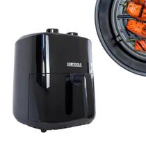 Fritadeira Elétrica Air Fryer Preta 127v com Cesto 3,4 Lts