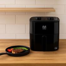 Fritadeira elétrica Air Fryer sem óleo 4 em 1, grelha , assa, gratina, tosta 1350W 127V