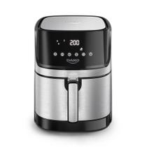 Fritadeira Elétrica Air Fryer Sem Óleo 5L Dako com Painel Digital 1700W Preto/Inox 127V