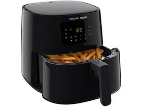 Fritadeira Elétrica Airfryer Philips Walita Série 3000 Essential RI9270/90 6,2L 2000W Preto 110V