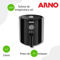 Fritadeira Elétrica Arno Ultra Air Fryer Cesto Removível Antiaderente - UFRP - 110V