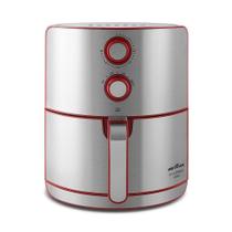 Fritadeira Elétrica Britânia Air Fryer 4,6l BFR46VI Vermelha Inox 220V Fritadeira Elétrica Britânia Air Fryer 4,6l BFR46VI Vermelha Inox 220V