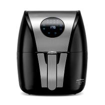 Fritadeira Elétrica Britânia Air Fryer Digital Inox 5L BFR41PI Preta Inox Fritadeira Elétrica Britânia Air Fryer Digital Inox 5L BFR41PI Preta Inox