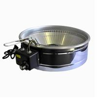 Fritadeira Elétrica com Óleo 10 Litros Tacho Redondo 110v/220v Industrial