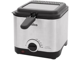 Fritadeira Elétrica com Óleo Philco - Deep Fry Inox Preta 1,8L Fritadeira Elétrica com Óleo Philco - Deep Fry Inox Preta 1,8L