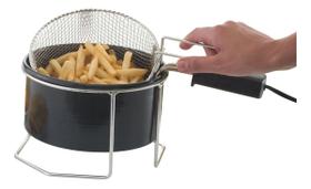 Fritadeira Elétrica Com Óleo Tacho Esmaltado 1,5 L 1200w Fritadeira Elétrica Com Óleo Tacho Esmaltado 1,5 L 1200w