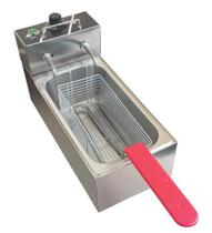 Fritadeira Elétrica Com Tampa FES03 1 Cuba 3L 220v Linha profissional Fast Máquina