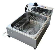Fritadeira Elétrica Cuba 5l Inox Industrial - Compacta
