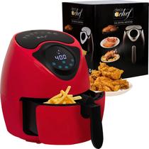 Fritadeira Elétrica Digital Deco Chef 3,7 L 1300W Vermelha
