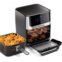 Fritadeira Elétrica Digital Novoon 12L 4 em 1 - Frita sem Óleo, Assa, Reaquece e Desidrata. Air Fryer 12 Litros Prepara Batata Frita, Frango, Carne. Fritadeira Elétrica Digital Novoon 12L 4 em 1 - Frita sem Óleo, Assa, Reaquece e Desidrata. Air Fryer 12 Litros Prepara Batata Frita, Frango, Carne.