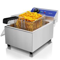 Fritadeira Elétrica DULONG 10L Aço Inoxidável 1500W 110V Fritadeira Elétrica DULONG 10L Aço Inoxidável 1500W 110V