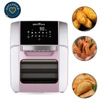 Fritadeira Elétrica Forno Air Fryer Oven Britânia Rosa 12L 1800W Bfr2150 110v Fritadeira Elétrica Forno Air Fryer Oven Britânia Rosa 12L 1800W Bfr2150 110v