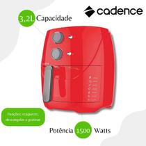 Fritadeira Elétrica FRT551 3,2L Cadence Vermelho - 110v