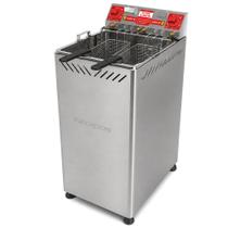 Fritadeira Eletrica Gabinete Agua E Oleo 25 Litros Ft2.252g 220V - Marchesoni Fritadeira Eletrica Gabinete Agua E Oleo 25 Litros Ft2.252g 220V - Marchesoni