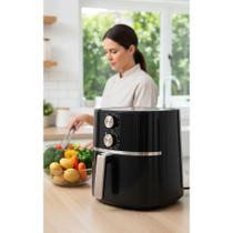 Fritadeira Elétrica Grande 5.2L 1500W - Saudável e Rápida Fritadeira Elétrica Grande 5.2L 1500W - Saudável e Rápida