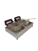 Fritadeira Elétrica Industrial 2 Cubas 10l - Profissional - Royale