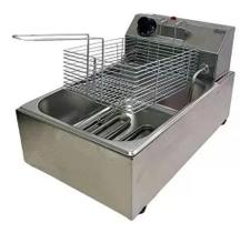 Fritadeira Elétrica Industrial 5 L Aço Inoxidável Gg Inox