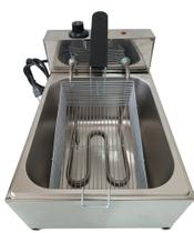 Fritadeira Elétrica Industrial 7 Litros 1 Cuba Profissional com Cabo de Proteção Tampa Opcional Fritadeira Elétrica Industrial 7 Litros 1 Cuba Profissional com Cabo de Proteção Tampa Opcional