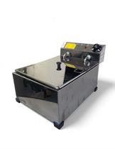 Fritadeira Elétrica Industrial A Óleo 5lt Com Tampa Voltagem:220VCor:Cinza Fritadeira Elétrica Industrial A Óleo 5lt Com Tampa Voltagem:220VCor:Cinza