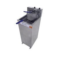 Fritadeira Elétrica Industrial Água e Óleo JL Colombo 18 Litros 8.000W com Gabinete em Aço Inox - 220V Fritadeira Elétrica Industrial Água e Óleo JL Colombo 18 Litros 8.000W com Gabinete em Aço Inox - 220V