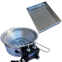Fritadeira Elétrica Industrial Tacho Redondo 5L com Escorredor