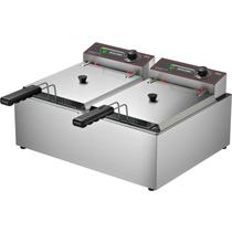 Fritadeira Elétrica Inox Industrial Metalcubas 10L Frce 10 Fritadeira Elétrica Inox Industrial Metalcubas 10L Frce 10